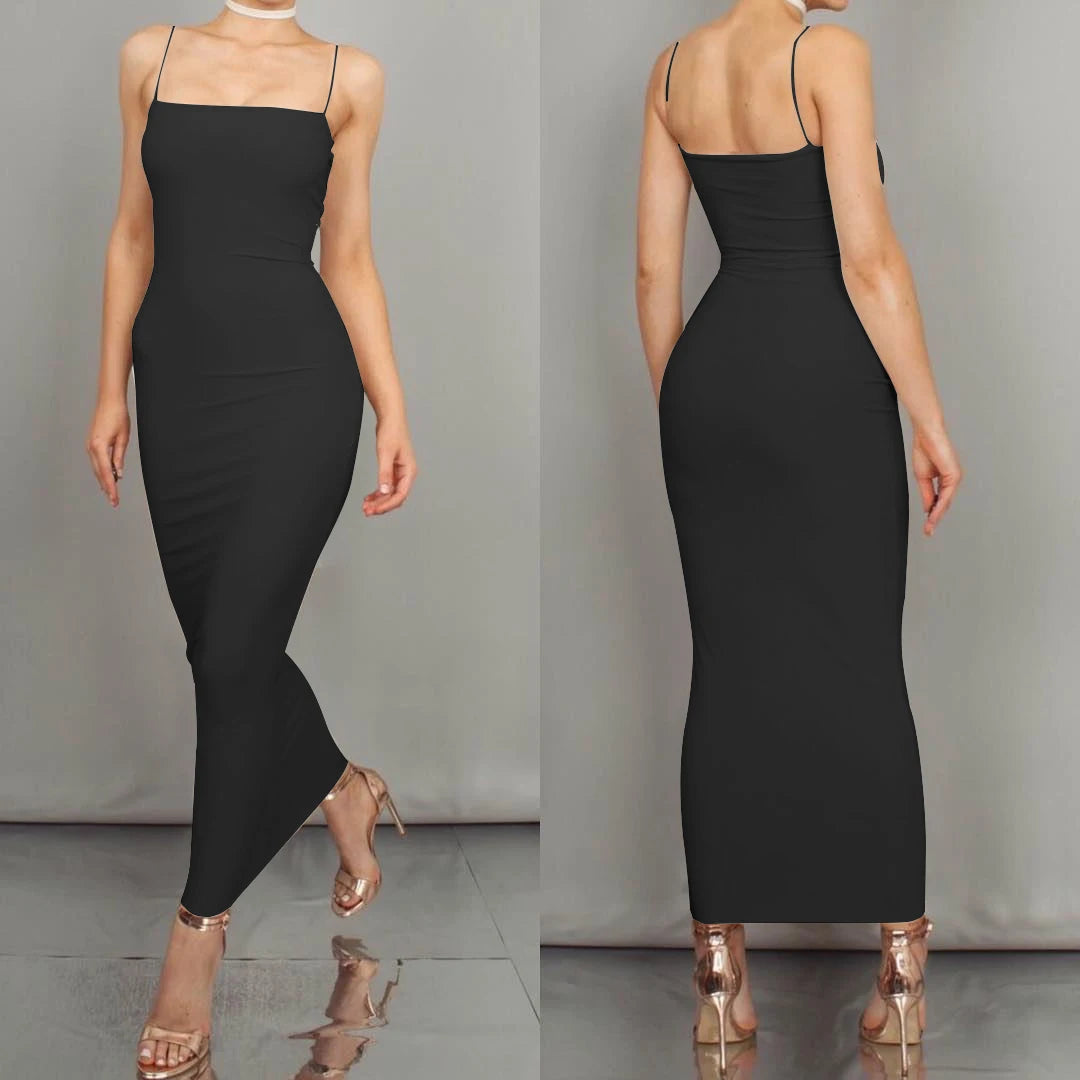 JZ461 Summer Long Sling Dress β Sexy Club Suspender