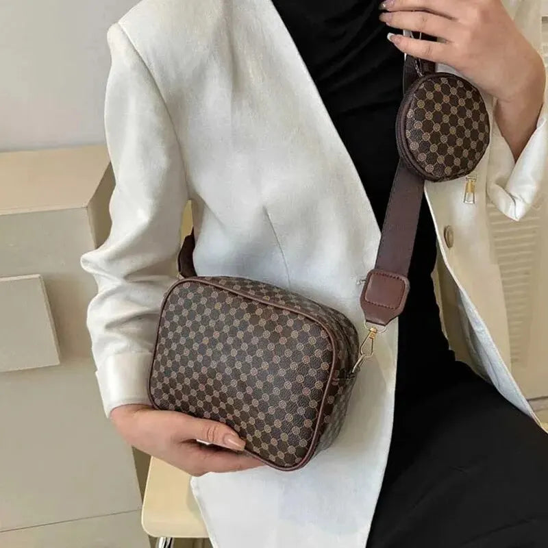 VelviTote – Vintage Soft PU Leather Handbag & Crossbody for Women