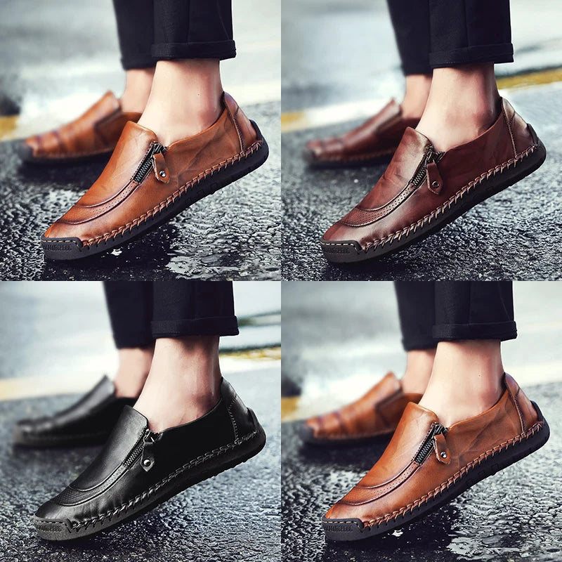 TrailEase β Outdoor Casual Leather Walking Shoes for Men