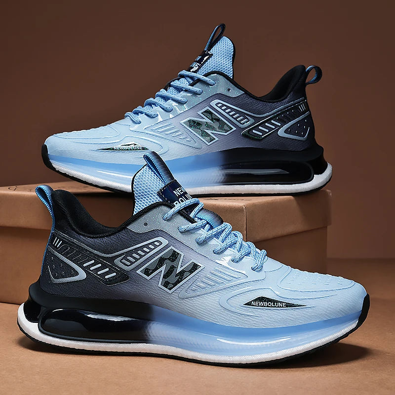MeshRunner 2025 – Men’s Breathable Lace-Up Sports Sneakers