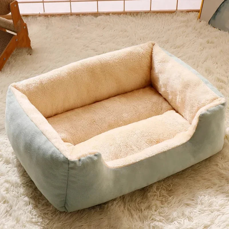 Cat & Small Dog Bed β Soft Cushion Basket House for Pets
