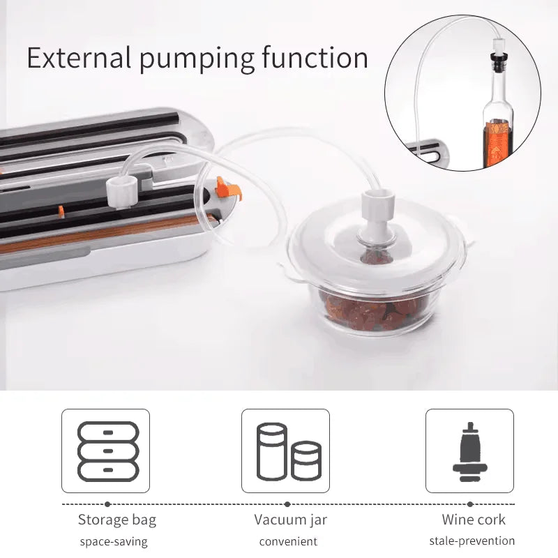 Automatic 30cm Vacuum Sealer β Food Packaging Machine for Dry, Wet, Soft & Powder Items