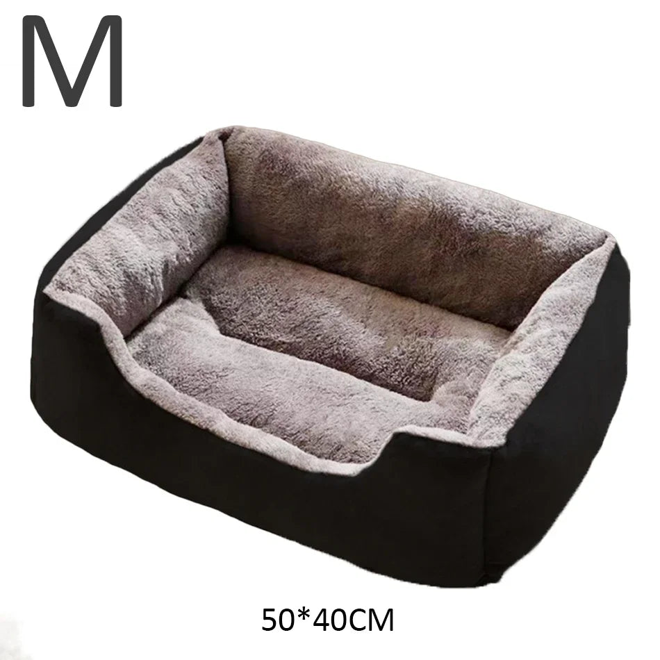 Cat & Small Dog Bed β Soft Cushion Basket House for Pets