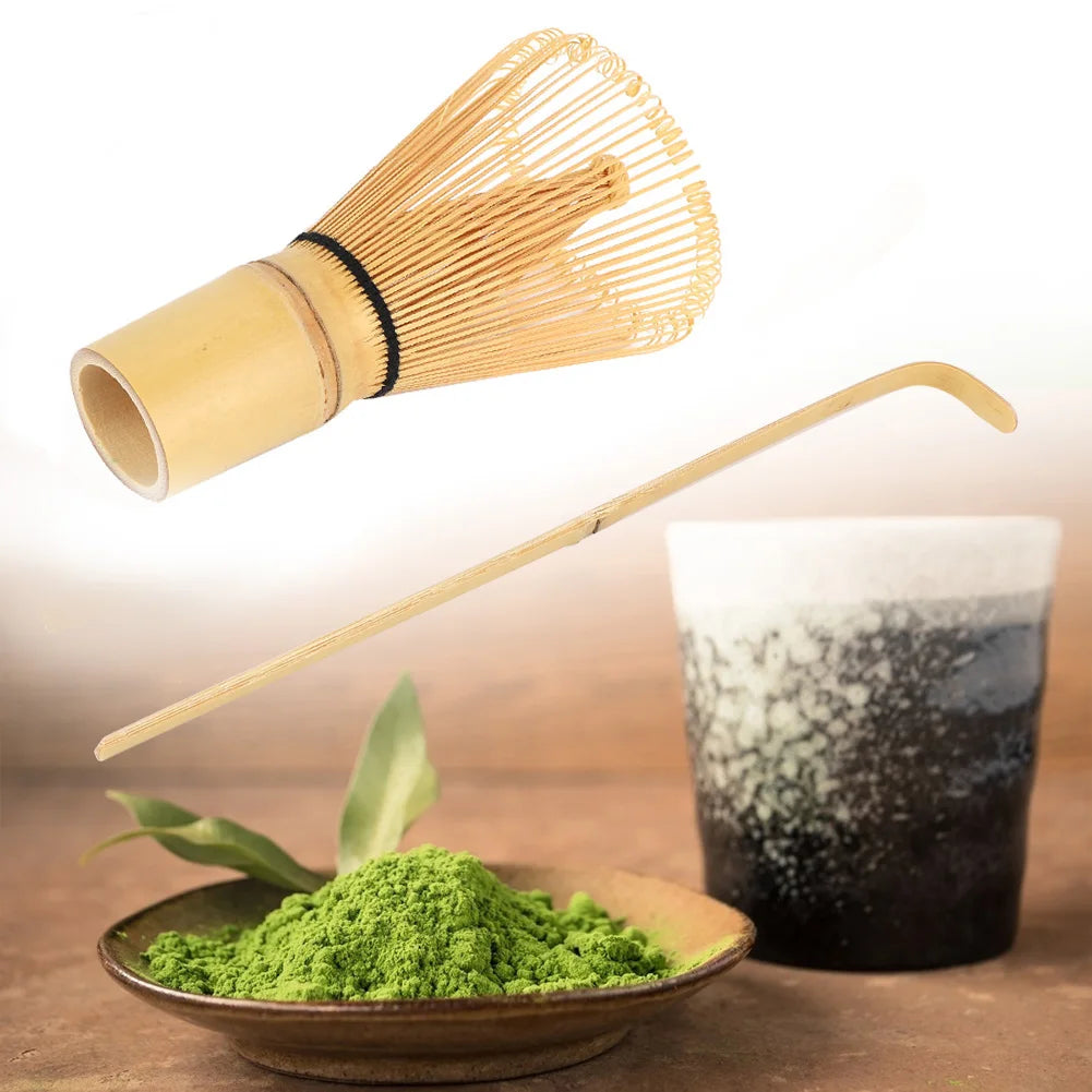 Matcha Set β Bamboo Whisk & Scoop for Traditional Tea Making