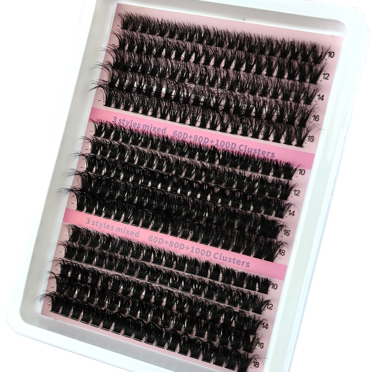 FluffFlex β 5D DIY Lash Clusters Set (15 Rows)