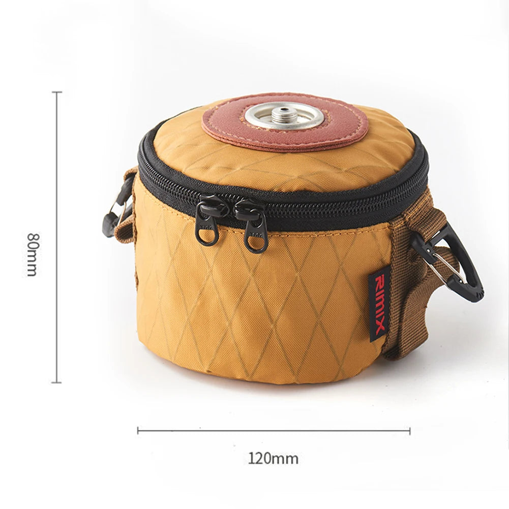 Camping Gas Canister Protective Cover β Cotton Linen Anti-Fall Storage Sleeve