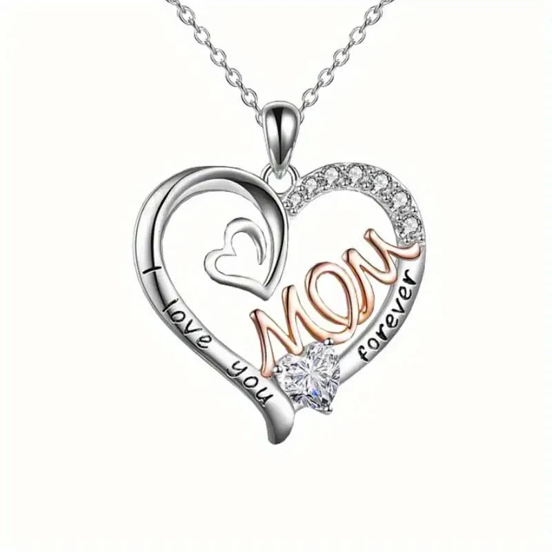 BlossomLove – Mother’s Day Pink Flower Pendant Necklace