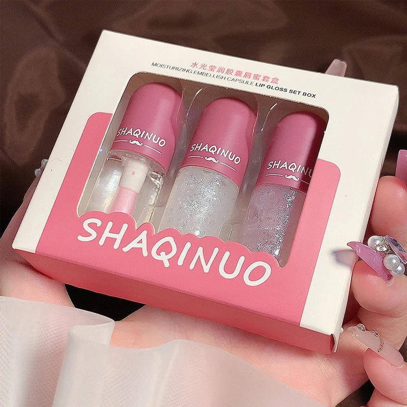 Shuiguang Capsule Lip Honey Kit β Moisturizing Transparent Lip Oil