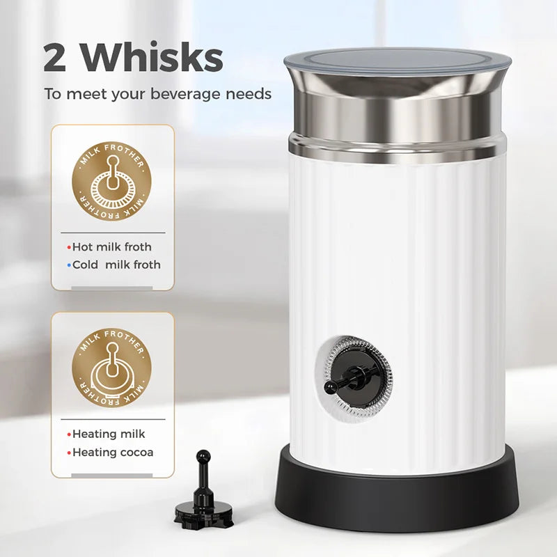 Electric Milk Frother β Hot & Cold Foam Maker