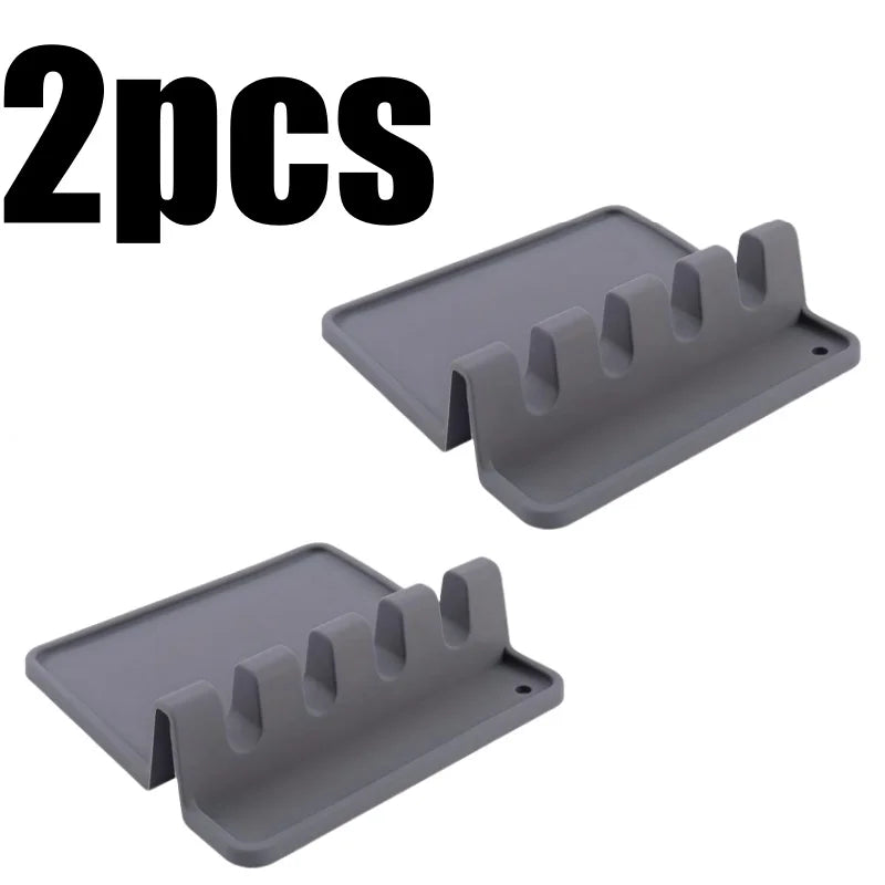 Utensil Rest β Non-Slip Silicone Drying Rack for Kitchen Tools