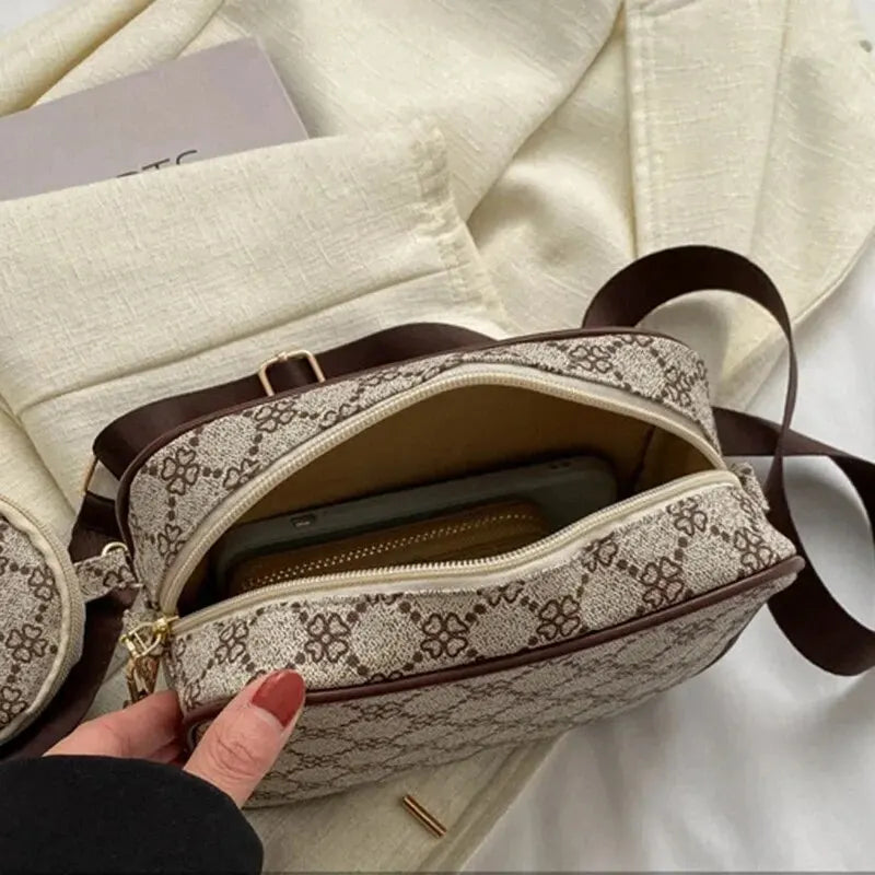VelviTote – Vintage Soft PU Leather Handbag & Crossbody for Women