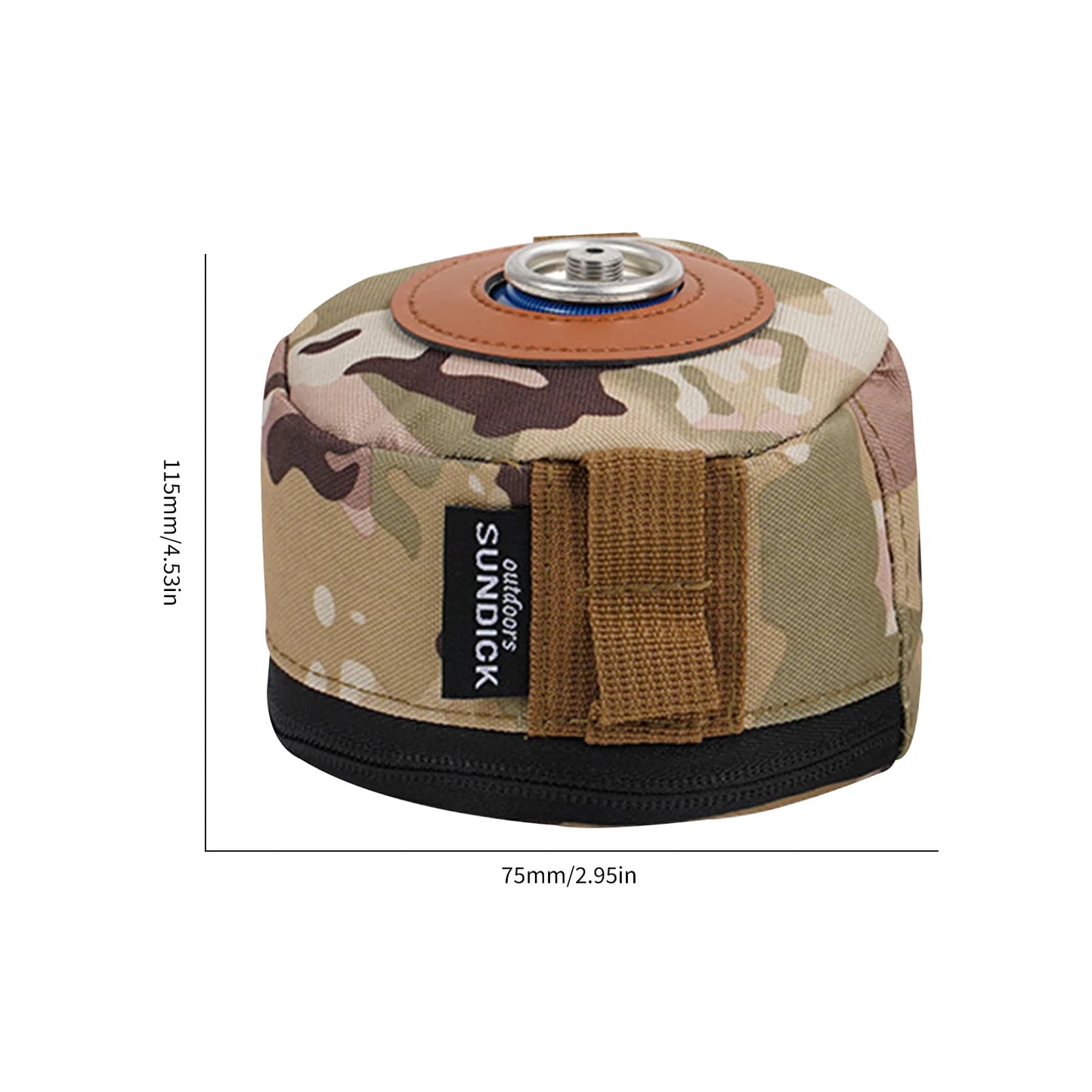 Camping Gas Canister Protective Cover β Cotton Linen Anti-Fall Storage Sleeve
