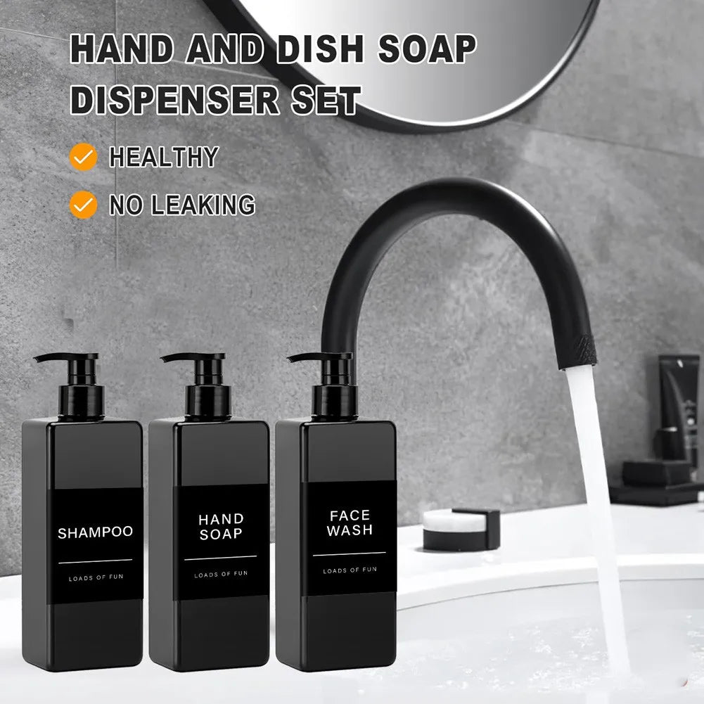 Soap Dispenser β 500ml Refillable Bottle with Labels