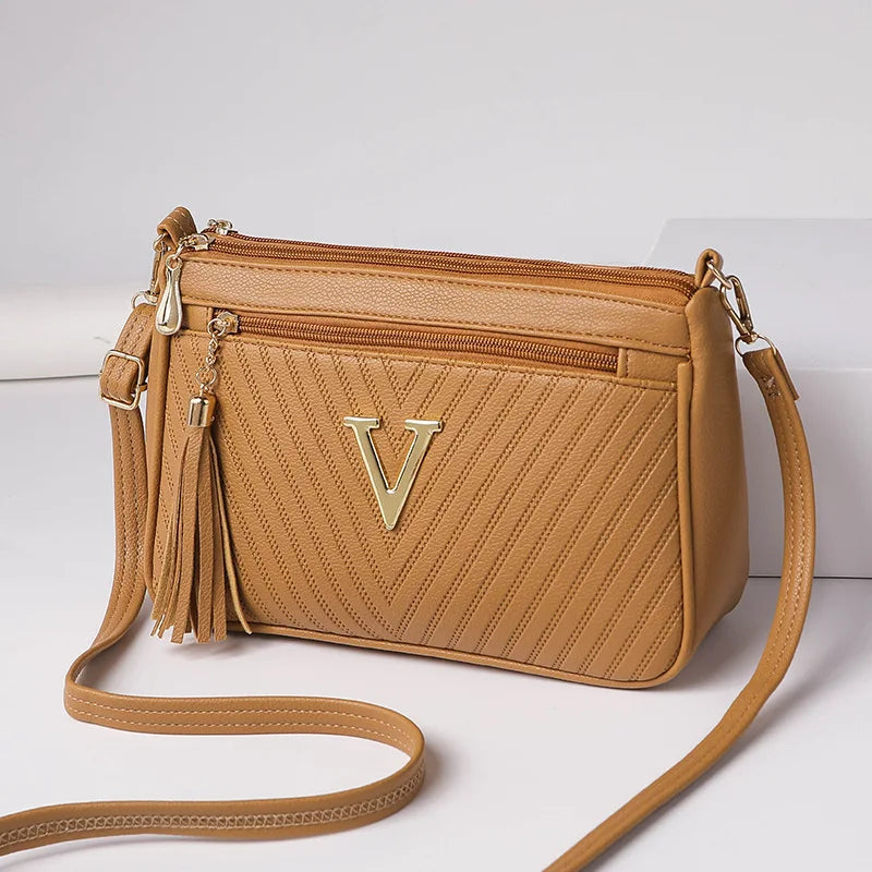 KoreaTrend β 2025 Spring/Summer Middle-Aged Crossbody Bag