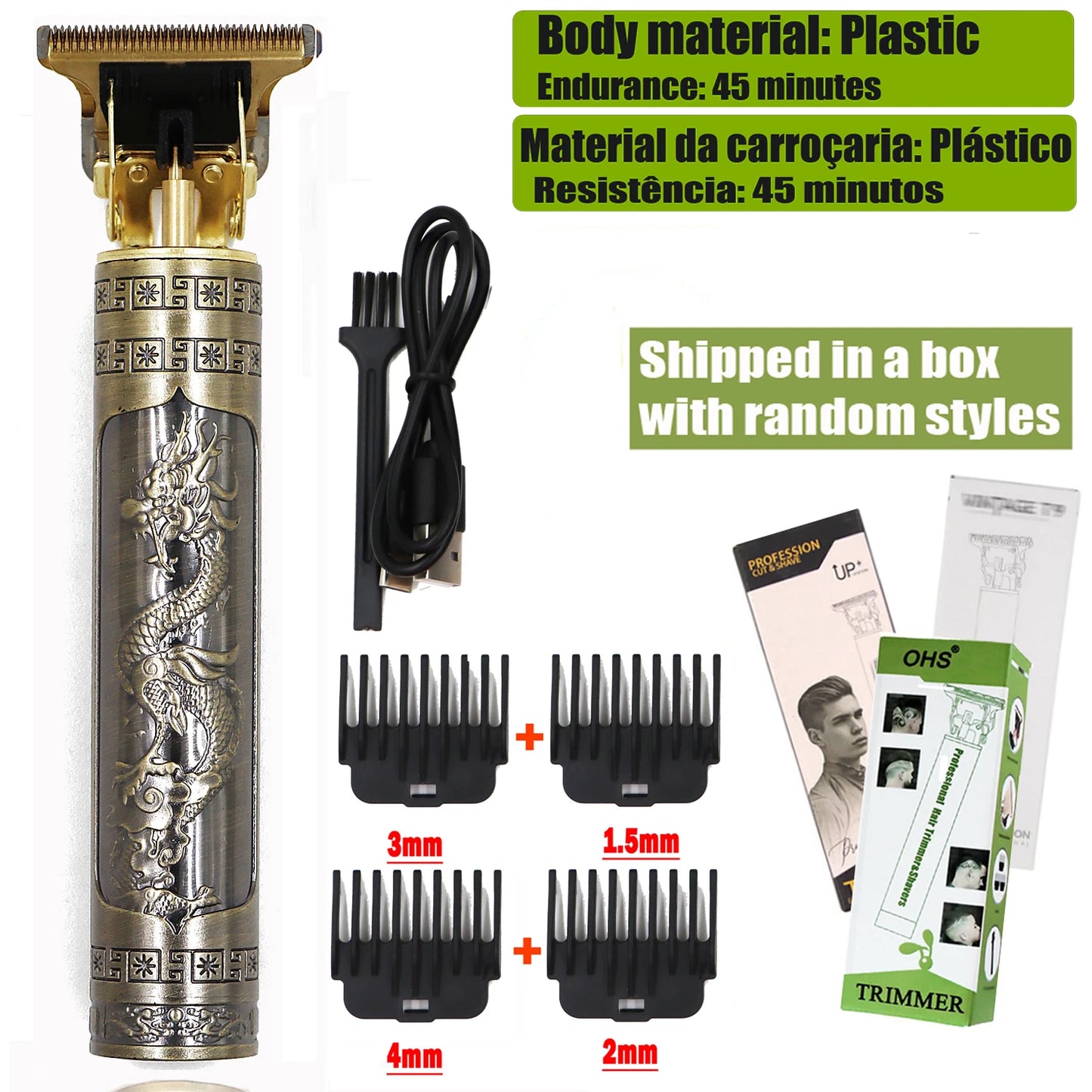 TrimEdge T9 β Zero-Gap Electric Hair & Beard Clipper for Men