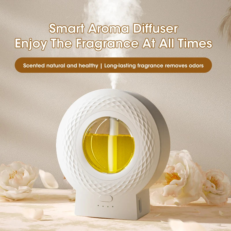 Mini Smart Aromatherapy Diffuser β USB Essential Oil Air Purifier with 4-Speed Settings