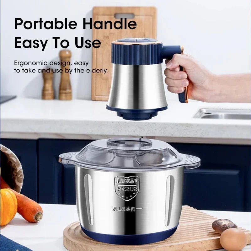 Electric Meat Grinder β 304 Stainless Steel Multifunction Food Chopper & Mincer