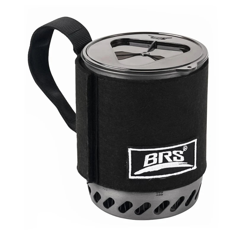 BRS-61 Integrated Camping Stove System β Ultralight Heat-Collecting Pot & Burner
