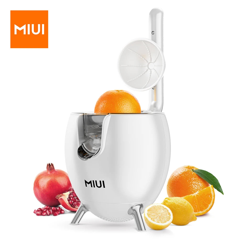 MIUI 850W Citrus Juicer β Stainless Steel Electric Orange & Lemon Press with Die-Cast Handle