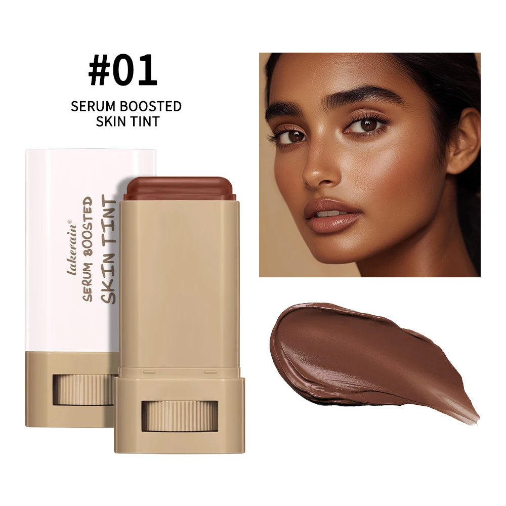 Serum-Infused Foundation Stick β Balm Texture, High Coverage & Skin-Boosting Glow