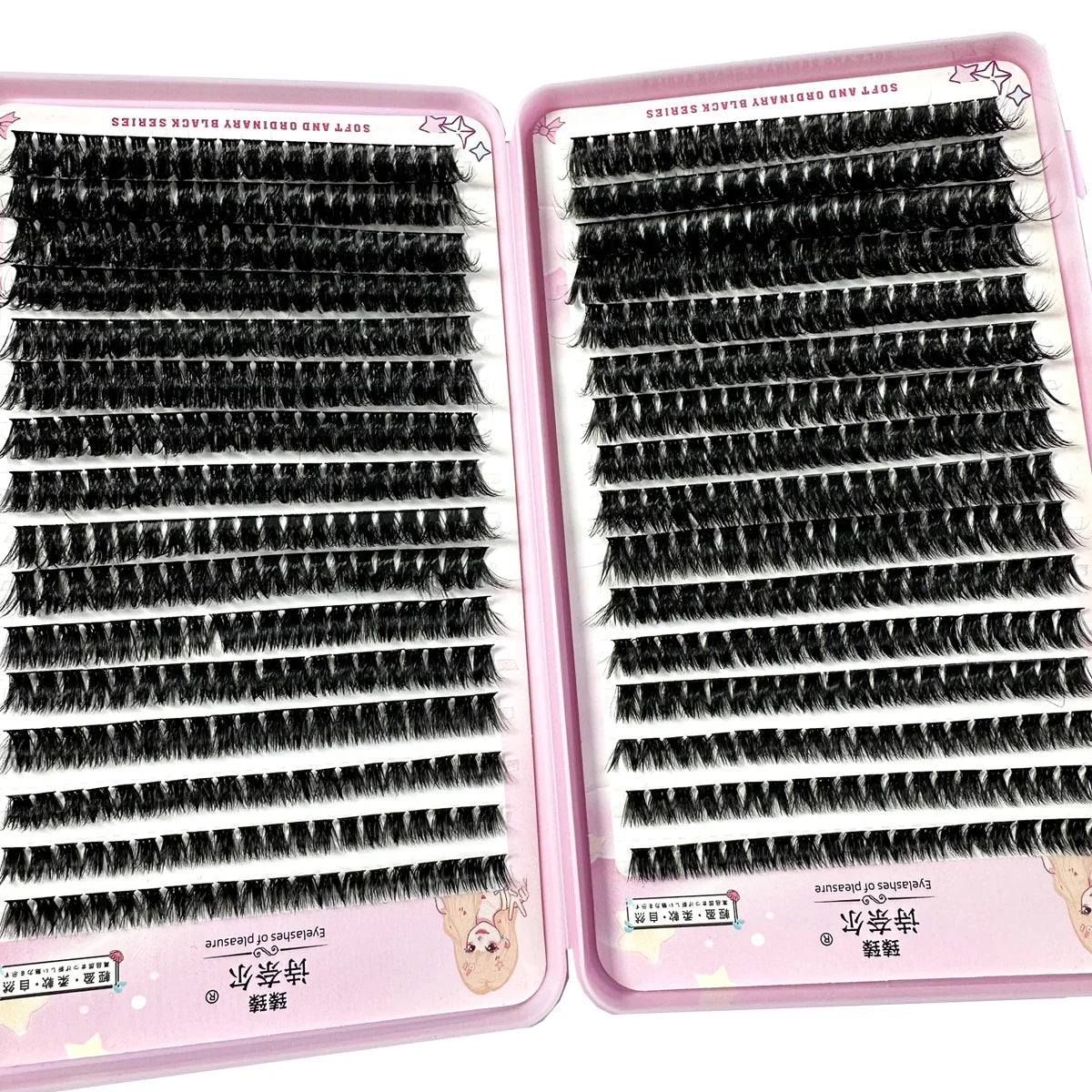 LashCloud β 570/640PCS DIY Fluffy Cluster Lash Extensions