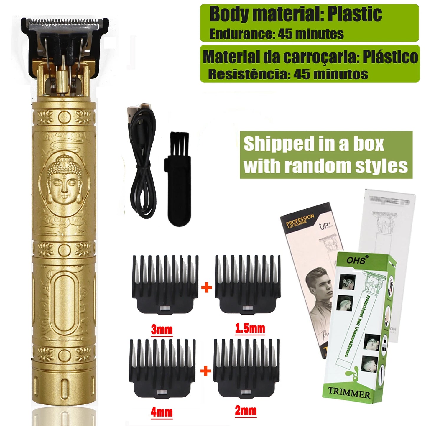 TrimEdge T9 β Zero-Gap Electric Hair & Beard Clipper for Men