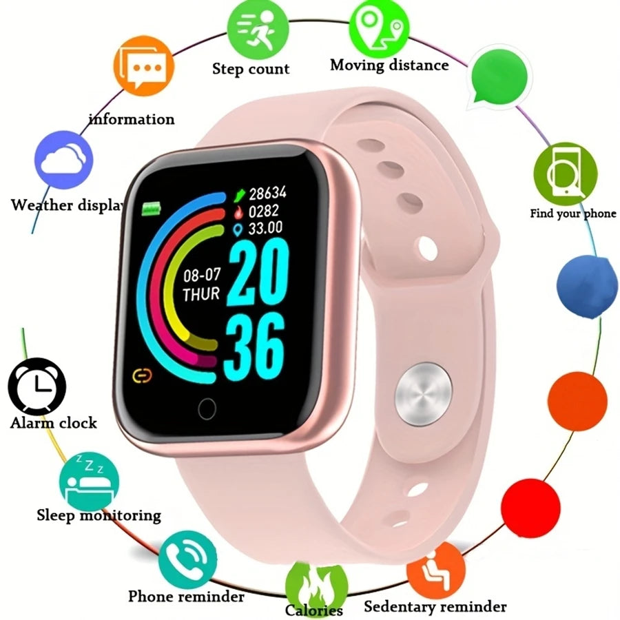 FitPulse 116Plus β Smart Fitness Watch with Heart Rate & Message Alerts