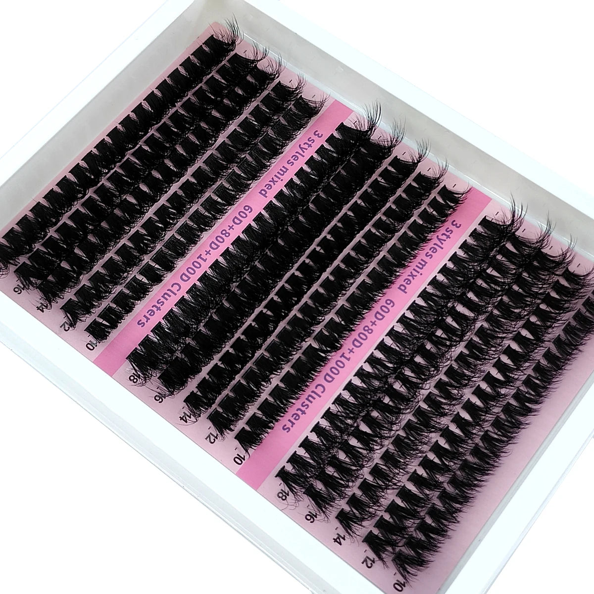 FluffFlex β 5D DIY Lash Clusters Set (15 Rows)