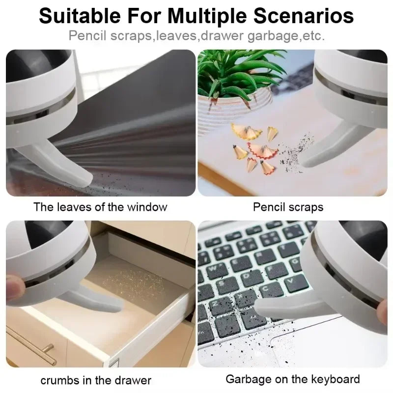 Mini USB Desktop Vacuum Cleaner β Handheld Table Dust & Crumb Sweeper for Home & Office
