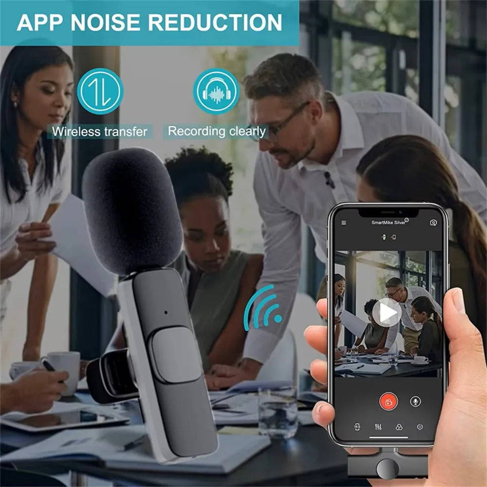 ClipCast Pro β Wireless Mini Lavalier Mic for iPhone & Android