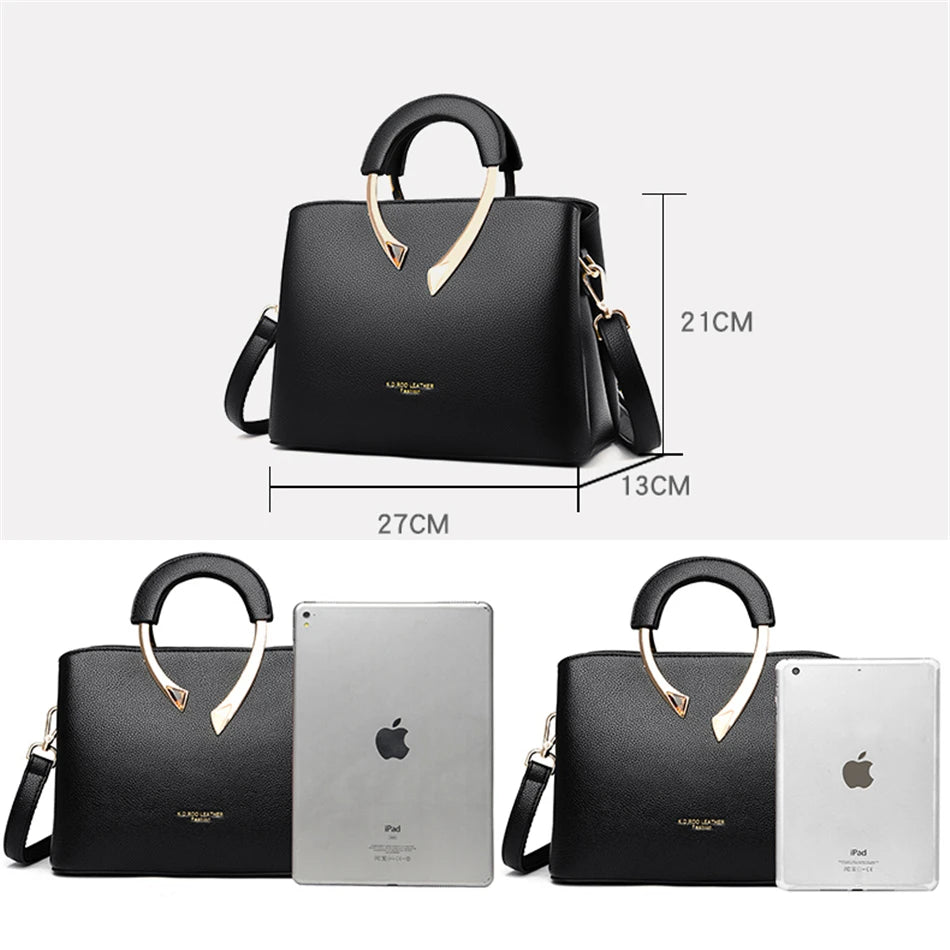 Vanderwah Luxe β 2025 Genuine Leather Designer Tote Bag