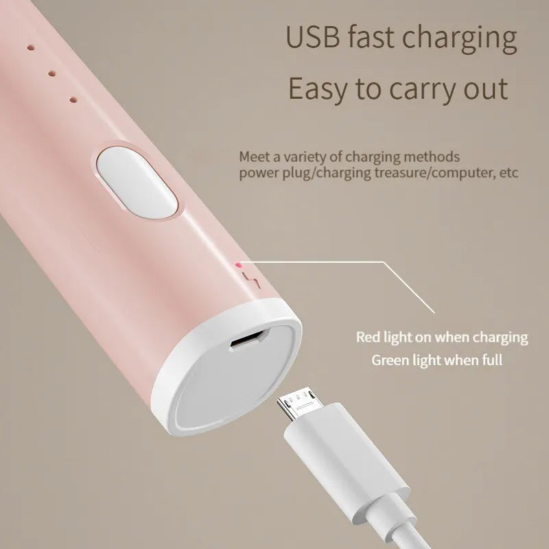 USB Rechargeable Electric Milk Frother β 3-Speed Handheld Foam Maker & Egg Beater