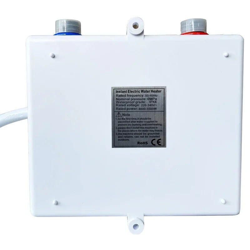 ATWFS 4600W Instant Water Heater β 220V Electric Hot Water System for Shower & Kitchen