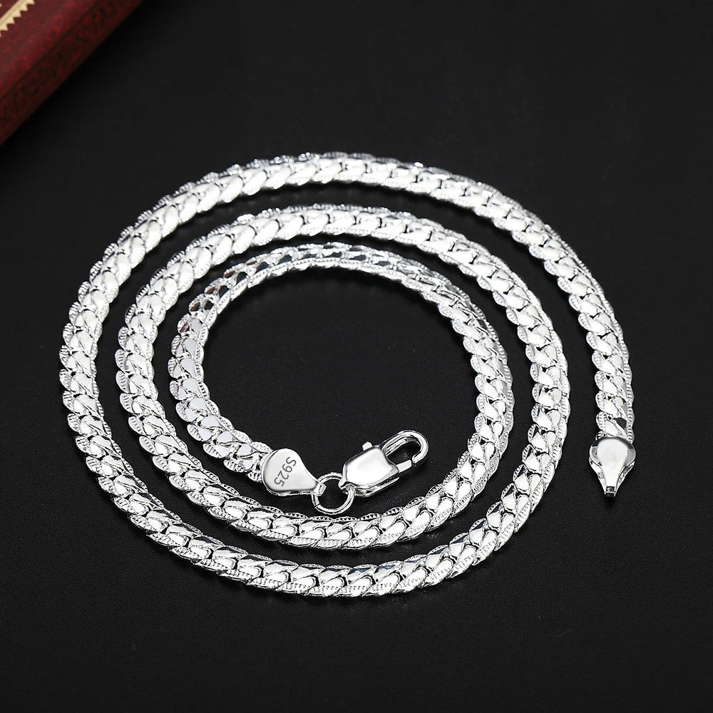 GlowLink β 18K Gold/Silver Side Chain Necklace (Unisex)