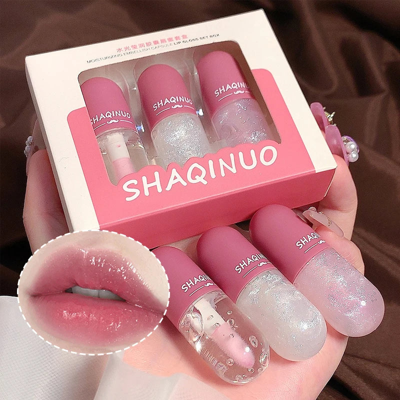 Shuiguang Capsule Lip Honey Kit β Moisturizing Transparent Lip Oil