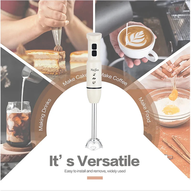 400W Handheld Blender β Powerful Electric Mixer for Smoothies, Soups & Food Prep