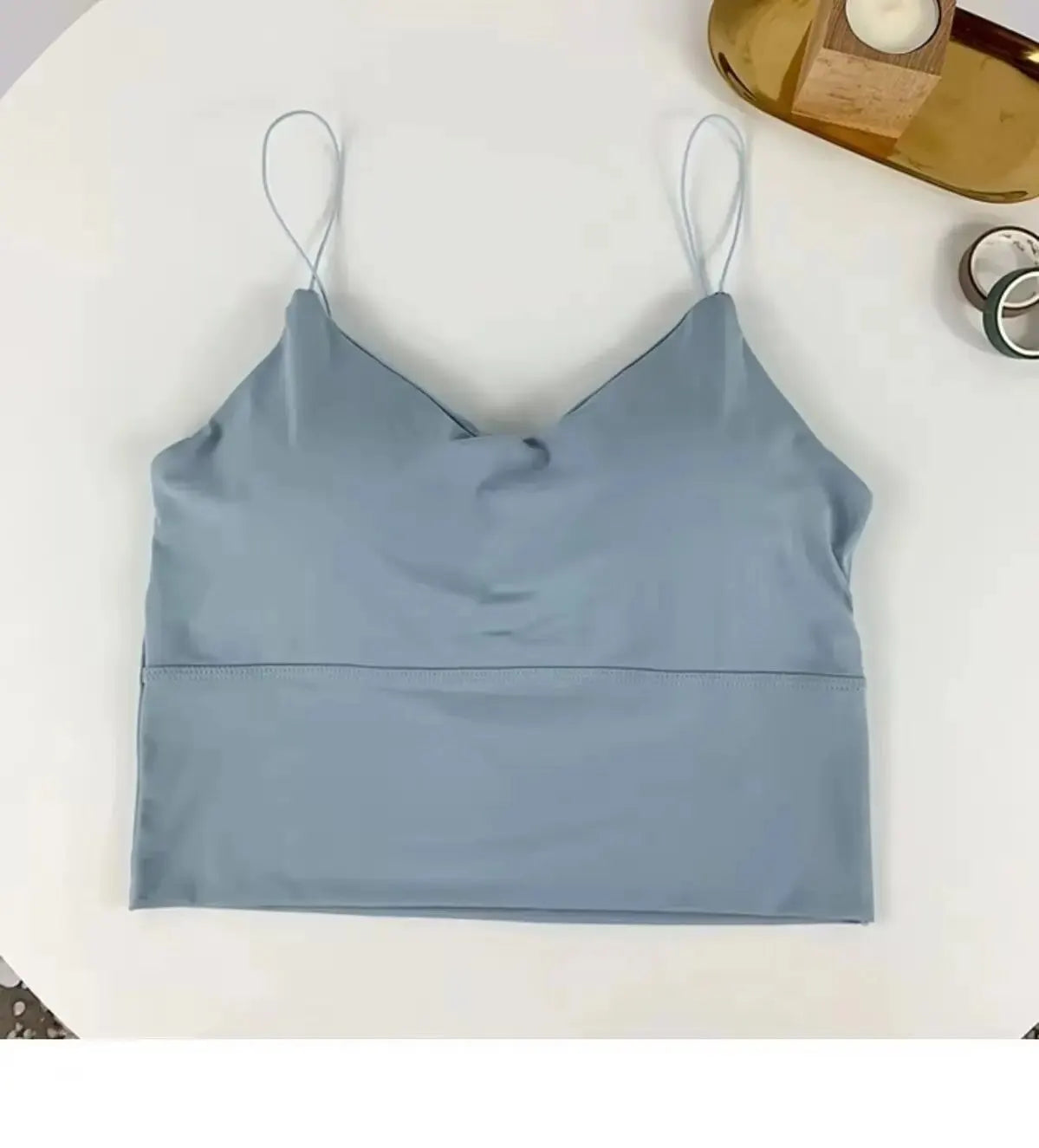 Ice Silk Seamless Padded Camisole β Wireless Bralette Tank Top for Women