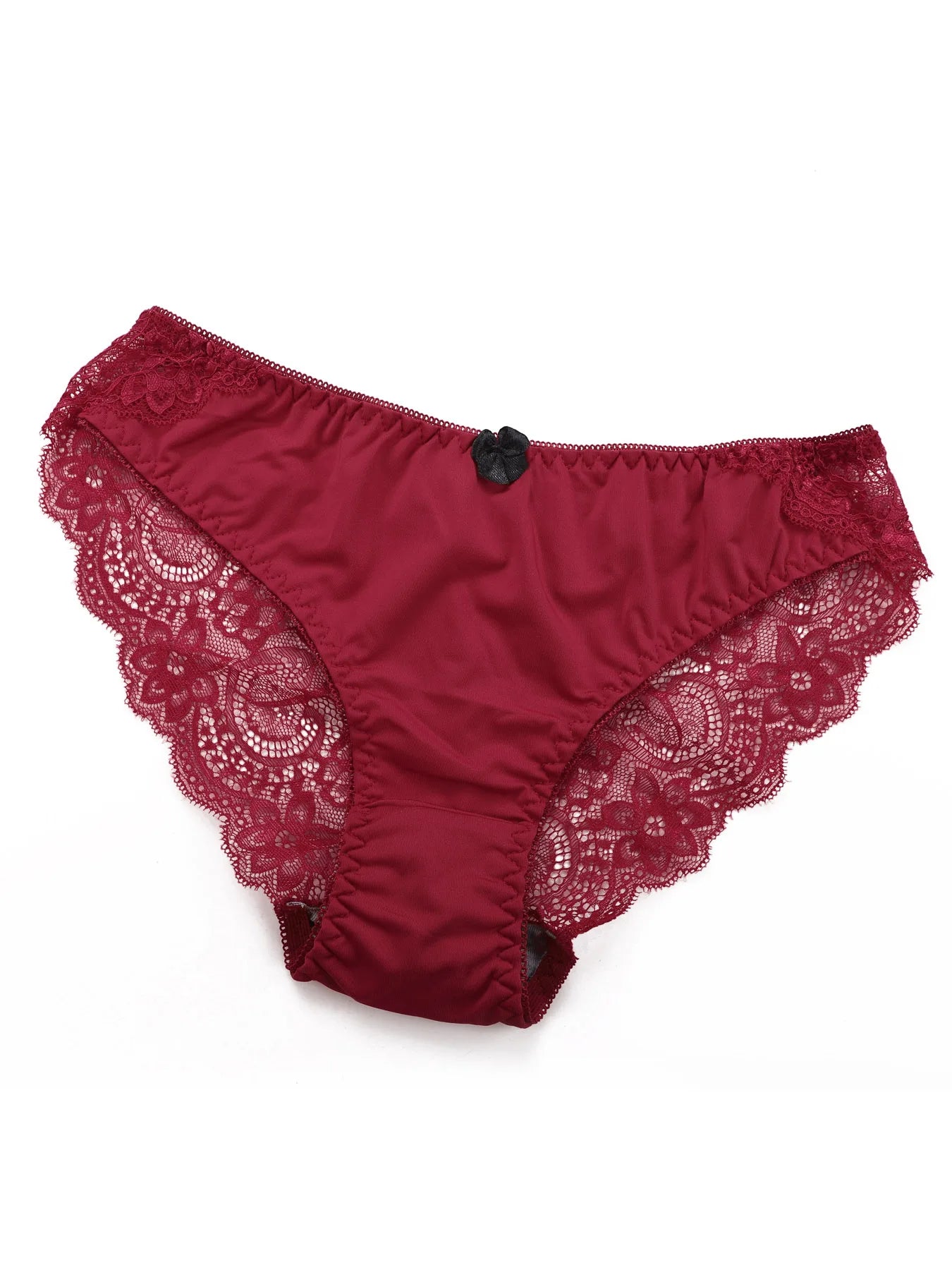 Sexy Red 2-Piece Bra Set with Butterfly Back & Front Button Design"