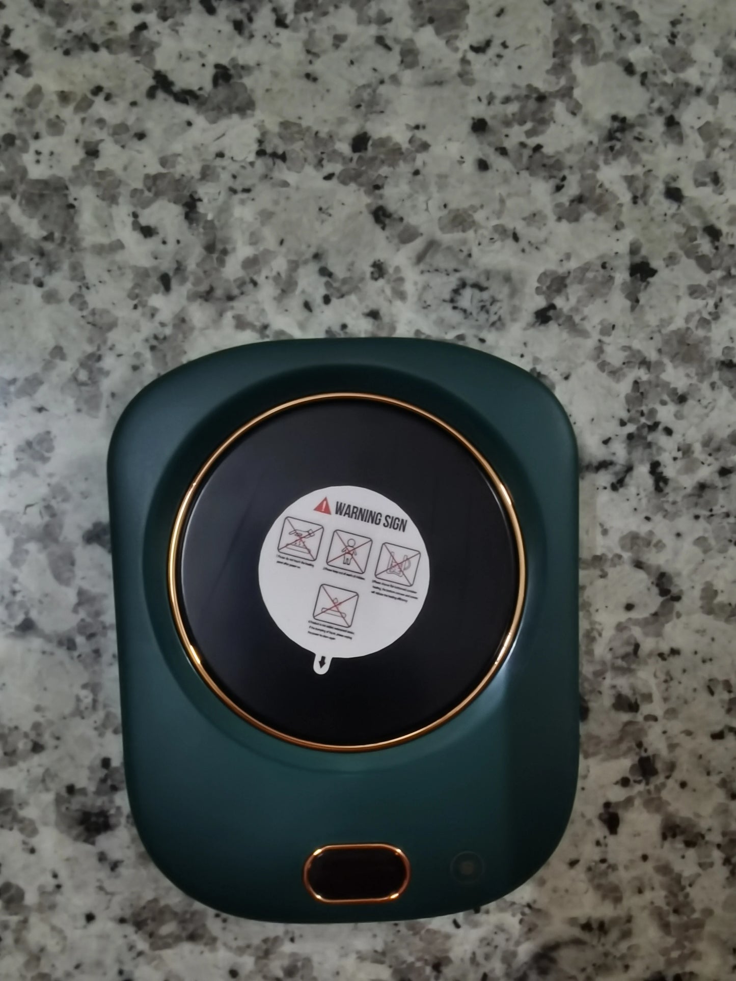 Smart USB Heating Coaster – 3-Temperature Touch Control Mug Warmer (Up to 55°C)