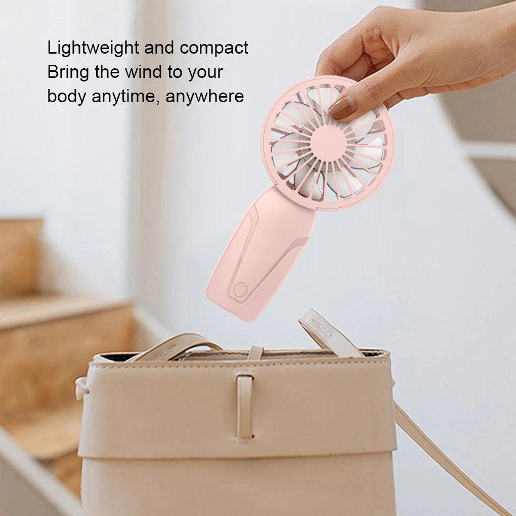 BreezeBuddy β Mini USB Rechargeable Handheld Fan