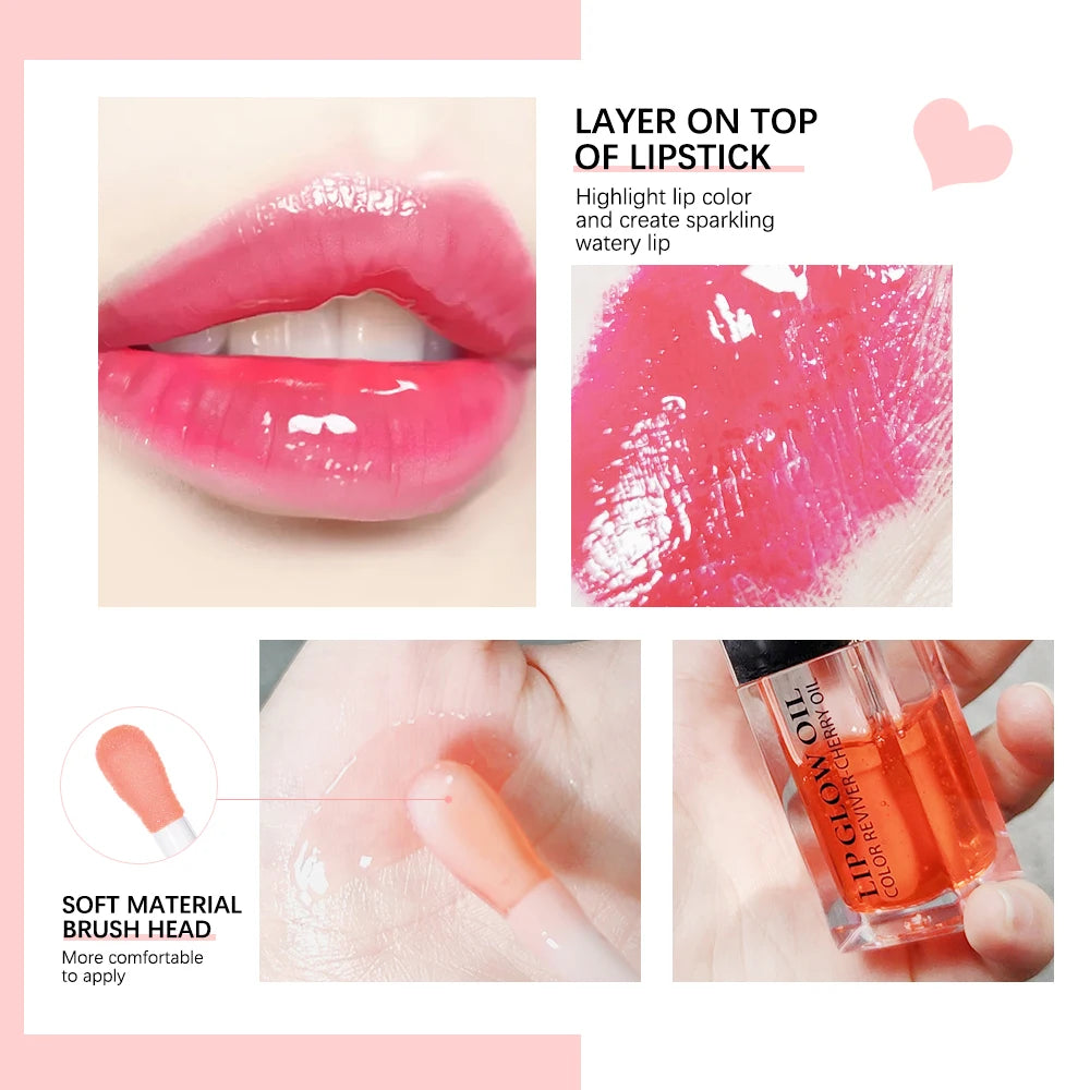 Moisturizing Lip Oil Gloss β Plumping & Nourishing Tint