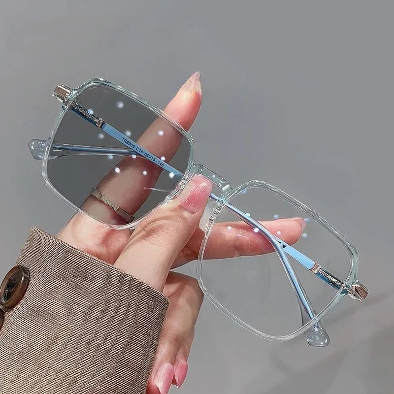 Photochromic Anti-Radiation Metal Glasses β Unisex Blue Light Blocking Eyewear