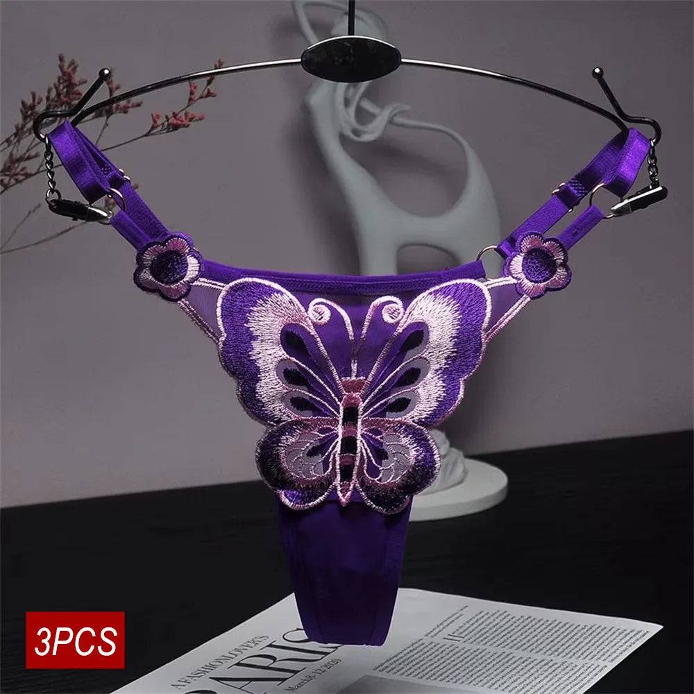 3-Pack Peach Buttock G-String β Adjustable Low-Waist Seamless Thongs