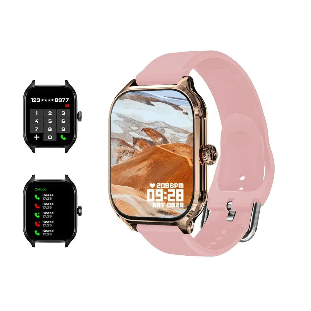 LaxaFit H9/H6 β Bluetooth Smartwatch with Call & Health Tracking Features