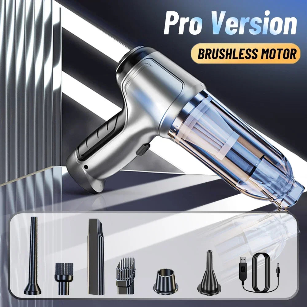 SZUK 638000Pa Car Vacuum Cleaner β Wireless Powerful Suction & Blower for Car & Home