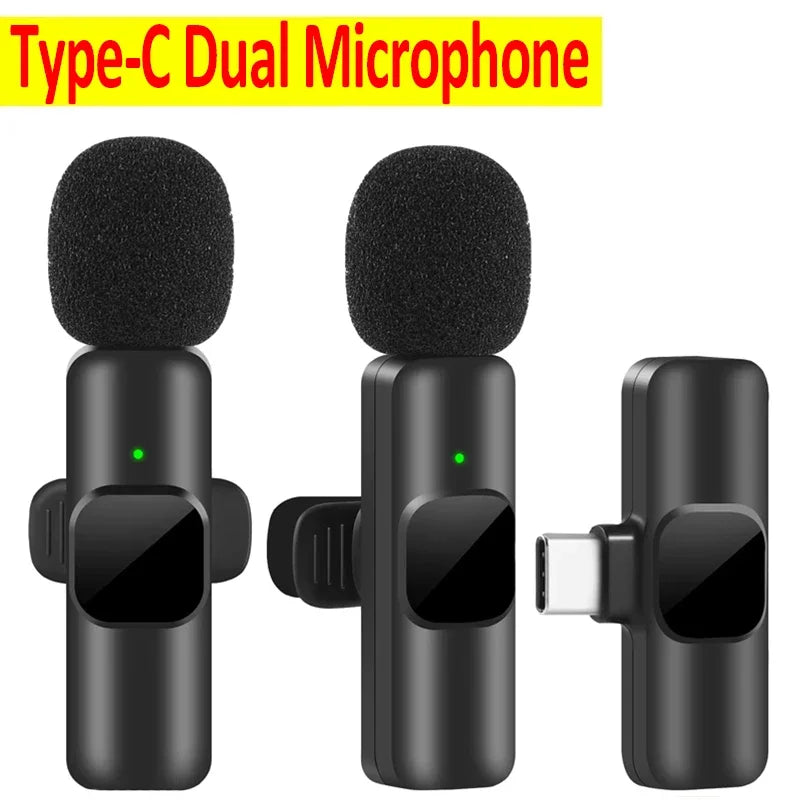 Wireless Lavalier Microphone β Noise-Canceling Mic for iPhone & Android, Ideal for Live Streaming & Content Creation