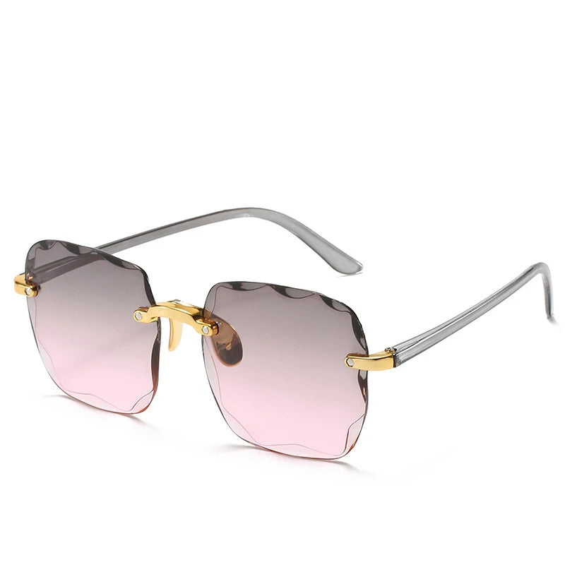 Eleglare β Rimless Gradient Sunglasses for Women