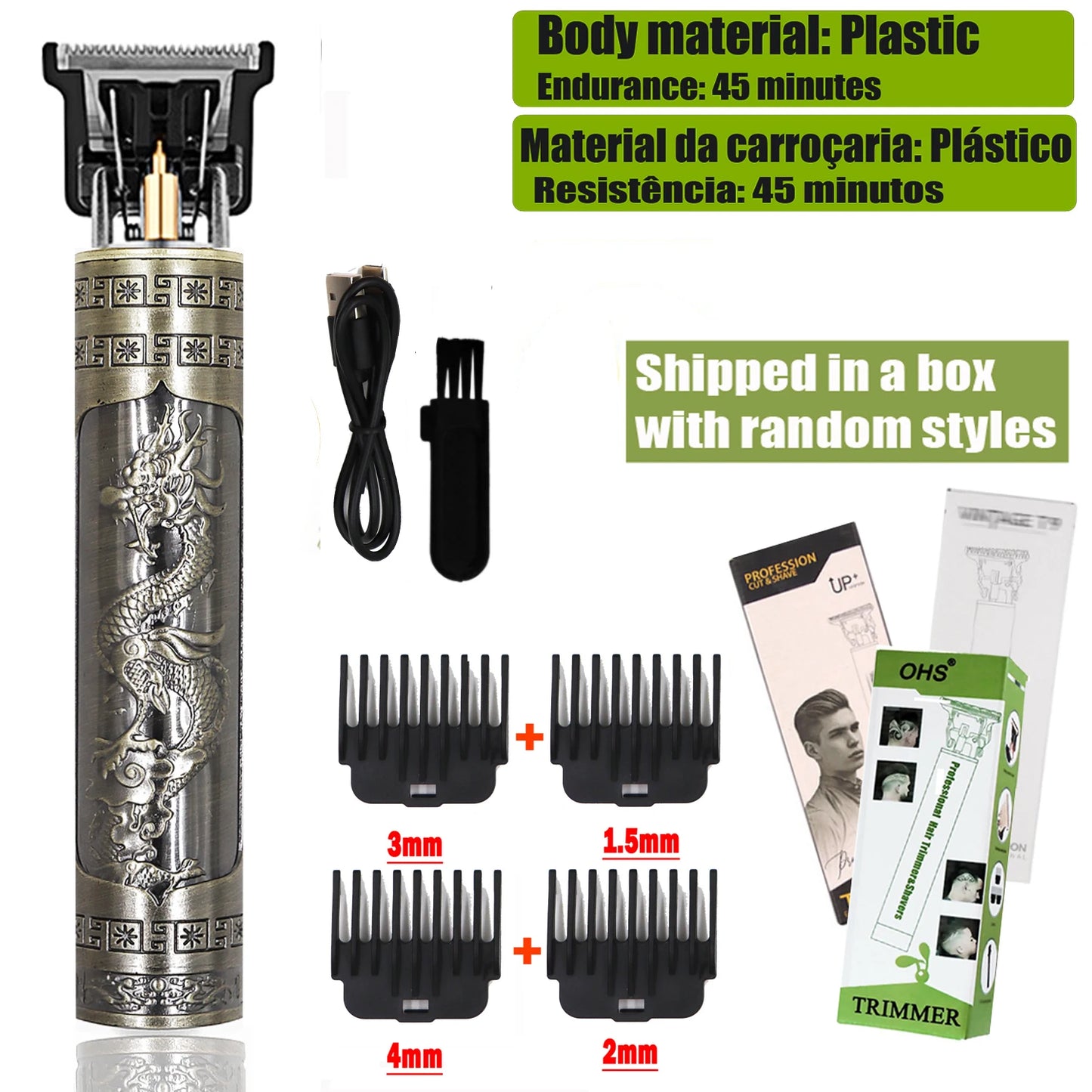 TrimEdge T9 β Zero-Gap Electric Hair & Beard Clipper for Men