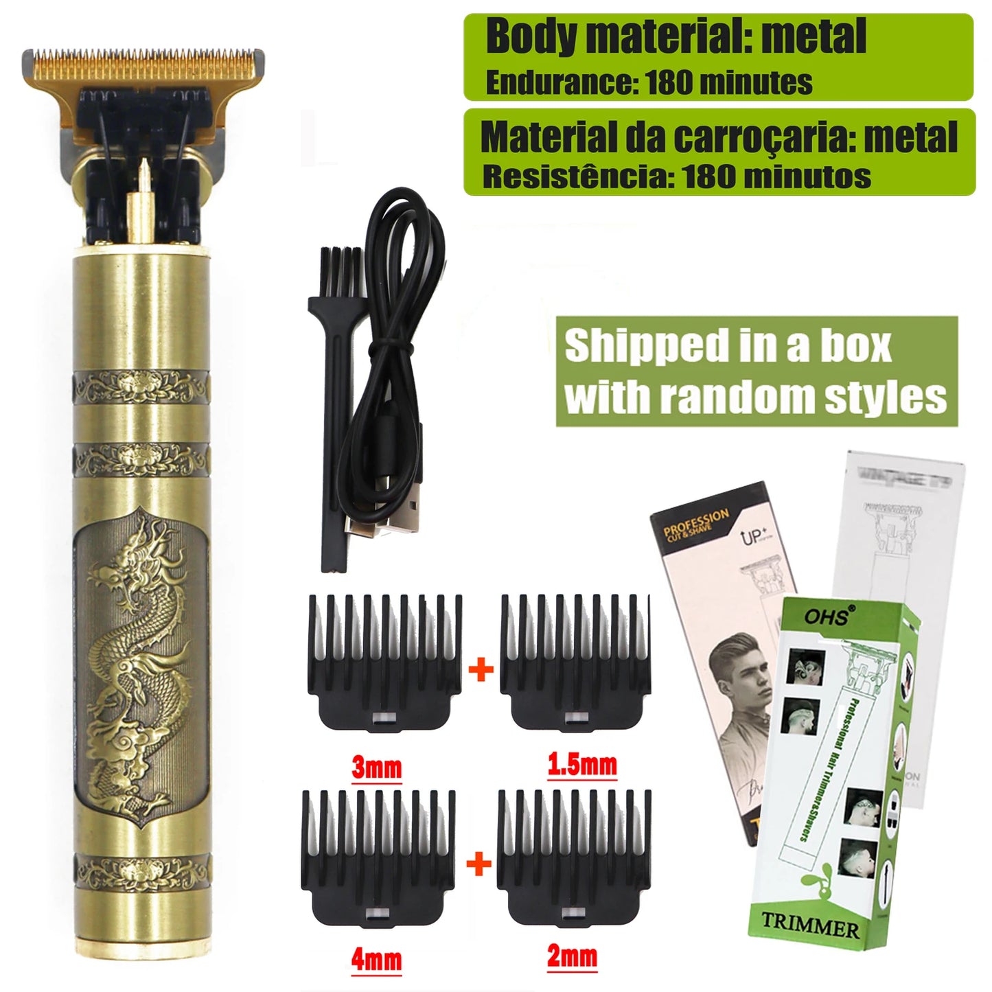 TrimEdge T9 β Zero-Gap Electric Hair & Beard Clipper for Men