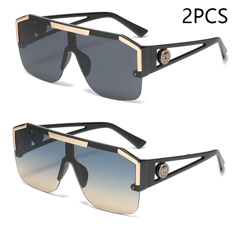 Oversized Square UV400 Sunglasses β Unisex Gradient Sports & Driving Eyewear